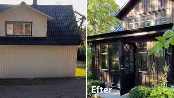 Hus som totalförvandlats - före och efter