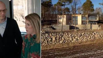 Husdrömmar: Therese och Daniel bygger lyxigt utanför Halmstad