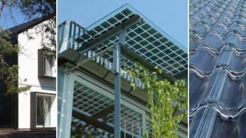 Solceller integrerade i glas, tak och andra byggmaterial