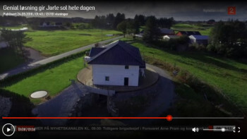 Han byggde ett snurrande hus