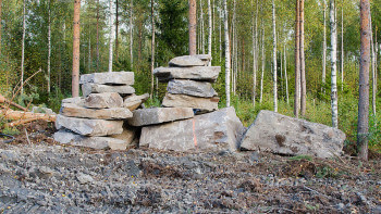 Sprängning för husgrund gick snett