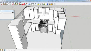 Vi testar rita kök i SketchUp