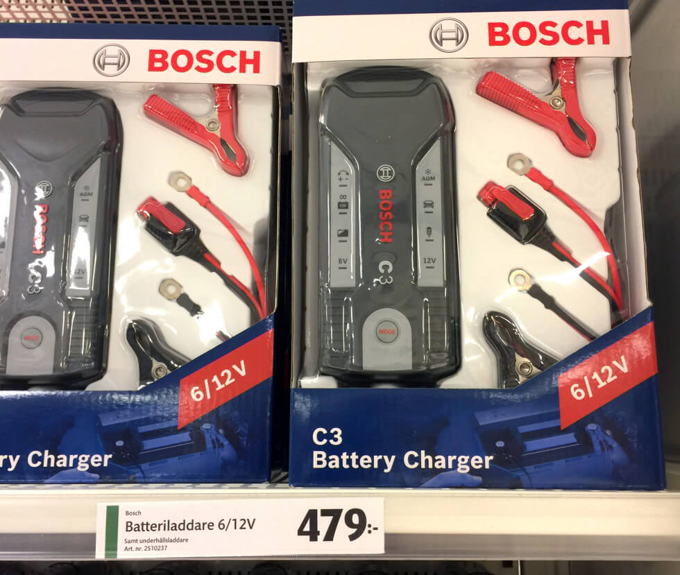 Bosch batteriladdare C3