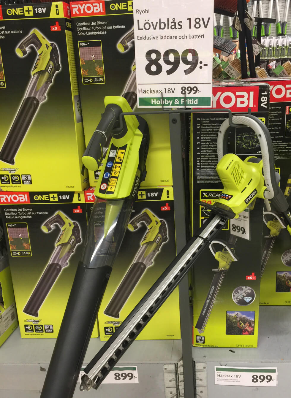 Ryobi lövblås OBL18JB