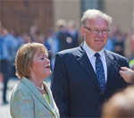 Antitra Steen och Göran Persson