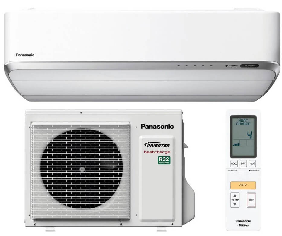 panasonic heatcharge nordic 12 wall split ac air conditioner