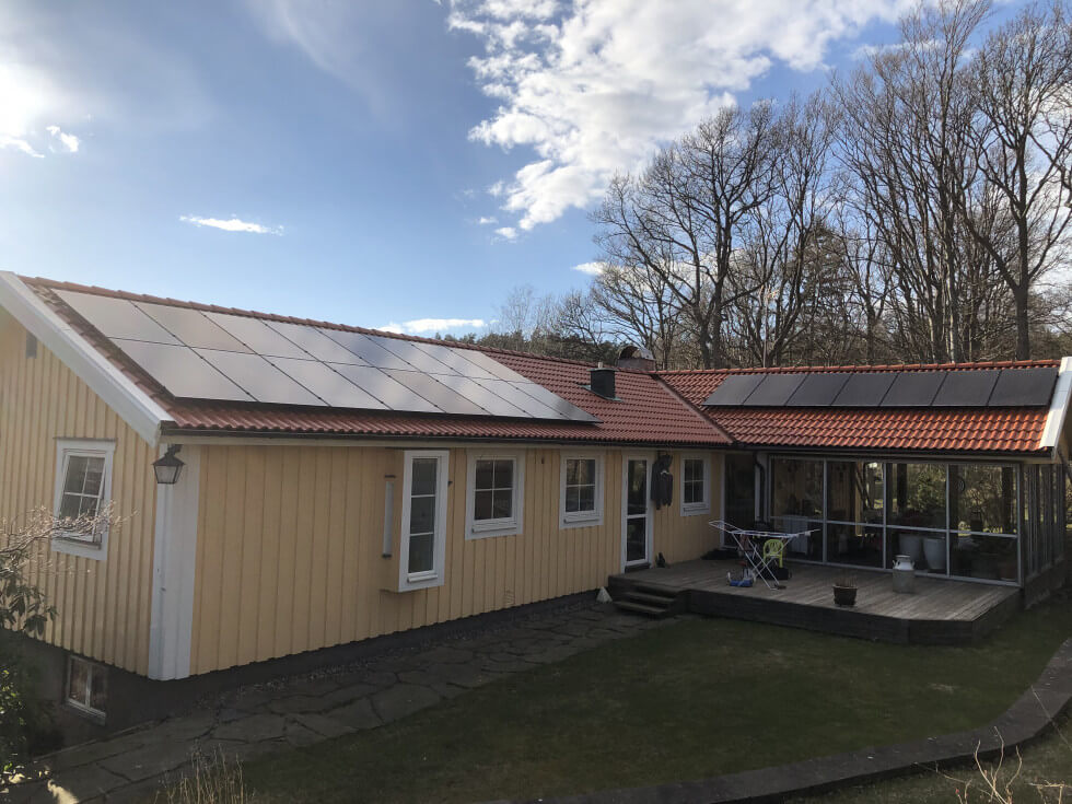 Solpaneler och solhybridpaneler