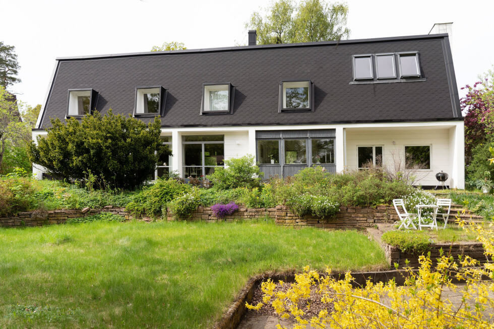 Villa ritad av arkitekten Ralph Erskine