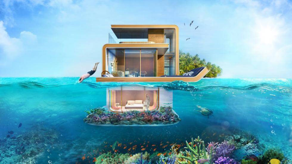 Floating Seahorse – boende under vatten i Dubai