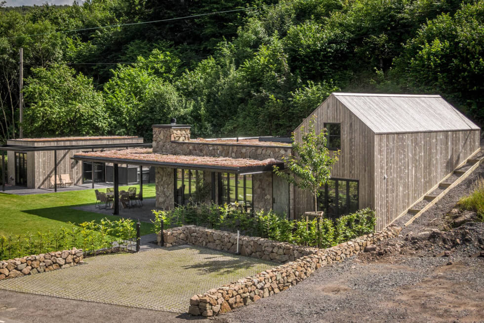 Villa i Kattvik ritad av arkitekt Kay Linghoff.