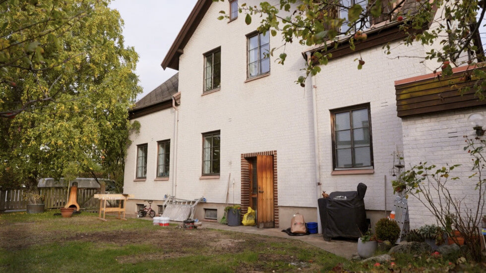 Villan på Limhamn som är Elaine och Dennis husdröm.