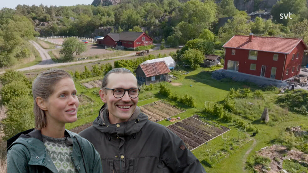 Anna Sonesson och Joakim Wenner är båda landskapsarkitekter och trädgårdsmästare.