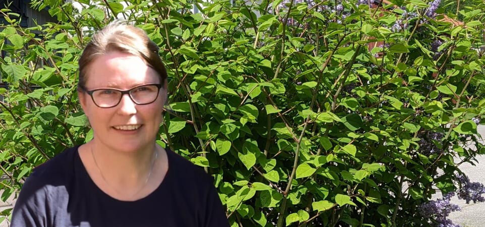 Tina D’Hertefeldt forskar om parkslide vid Högskolan i Halmstad.