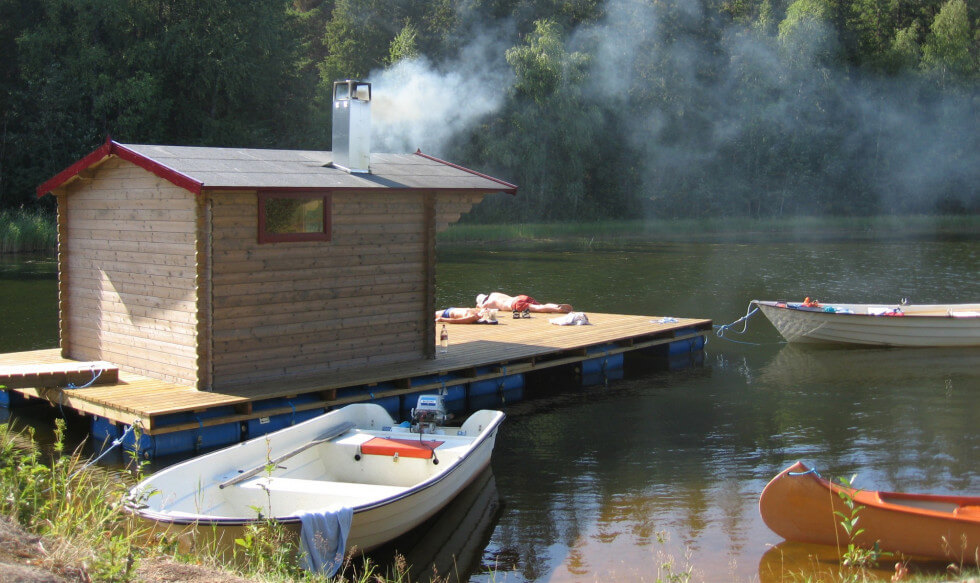 En bastuflotte, dock inte den som artikeln handlar om. 