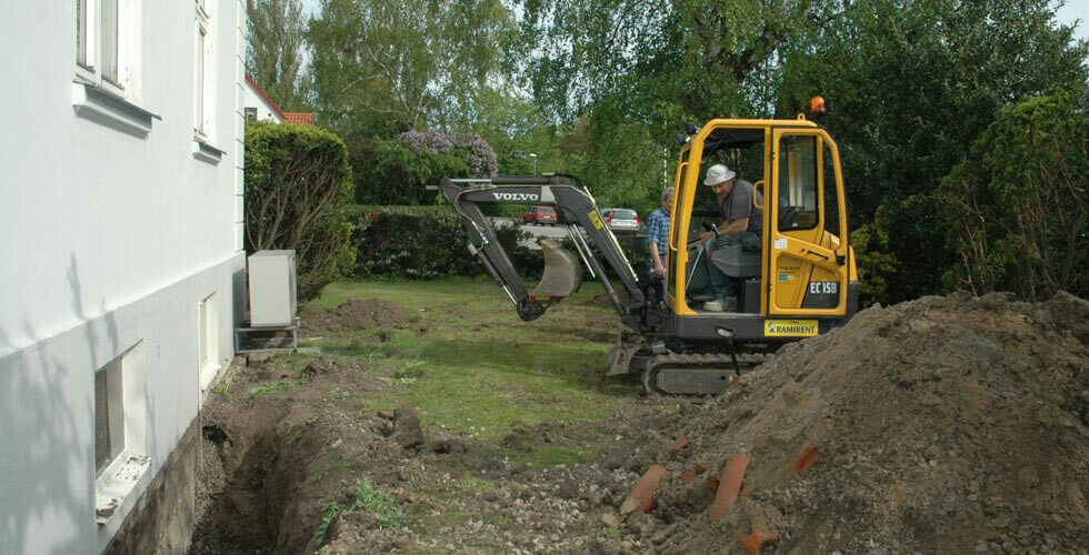 Undvik husras vid dränering