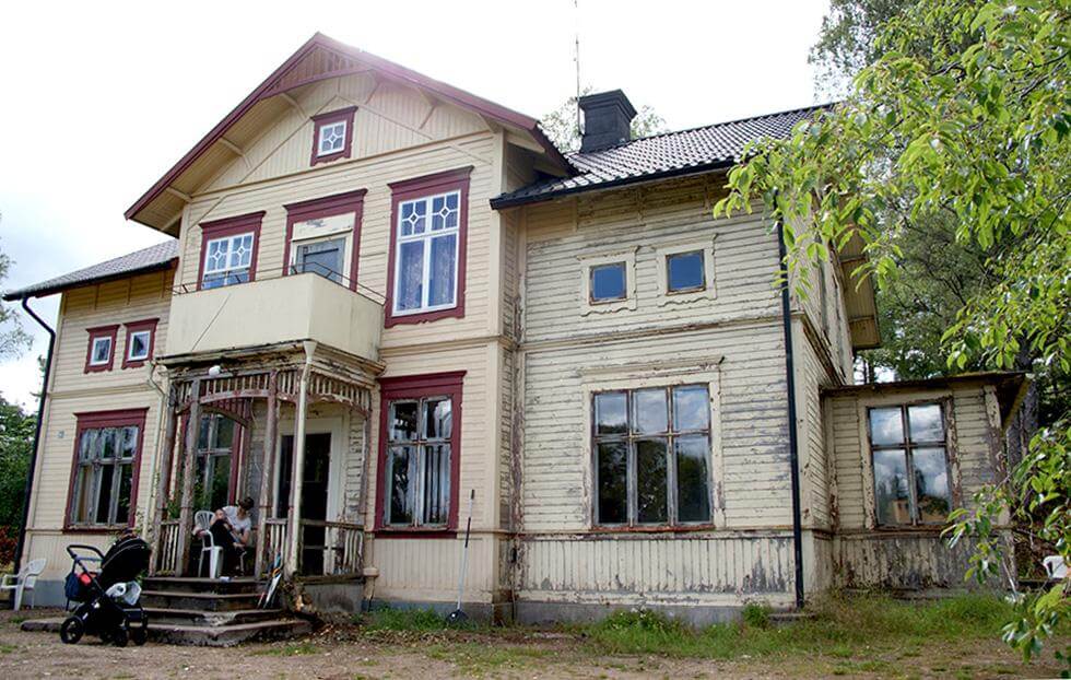 Nikolai och Sannes hus i Heby.