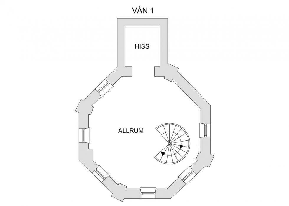 Planlösning våning 1