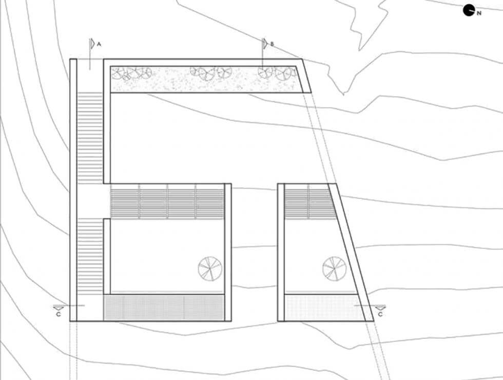 Planlösning takterrasser