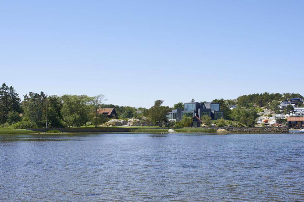 Vy över Kullaviks hamn