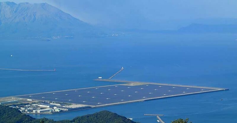 Megastort solkraftverk i Japan