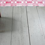 Linoljefärg på golv